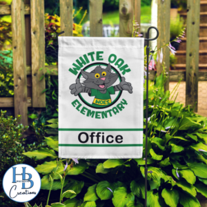 WHITE OAK ELEMENTARY GARDEN FLAG