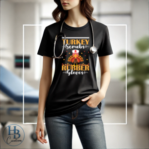 TURKEY SCRUBS - RUBBER GLOVES