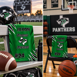 PARADISE PANTHERS SPORTS TOWEL